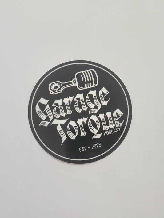 PODCAST STICKER ROUND - 90mm small