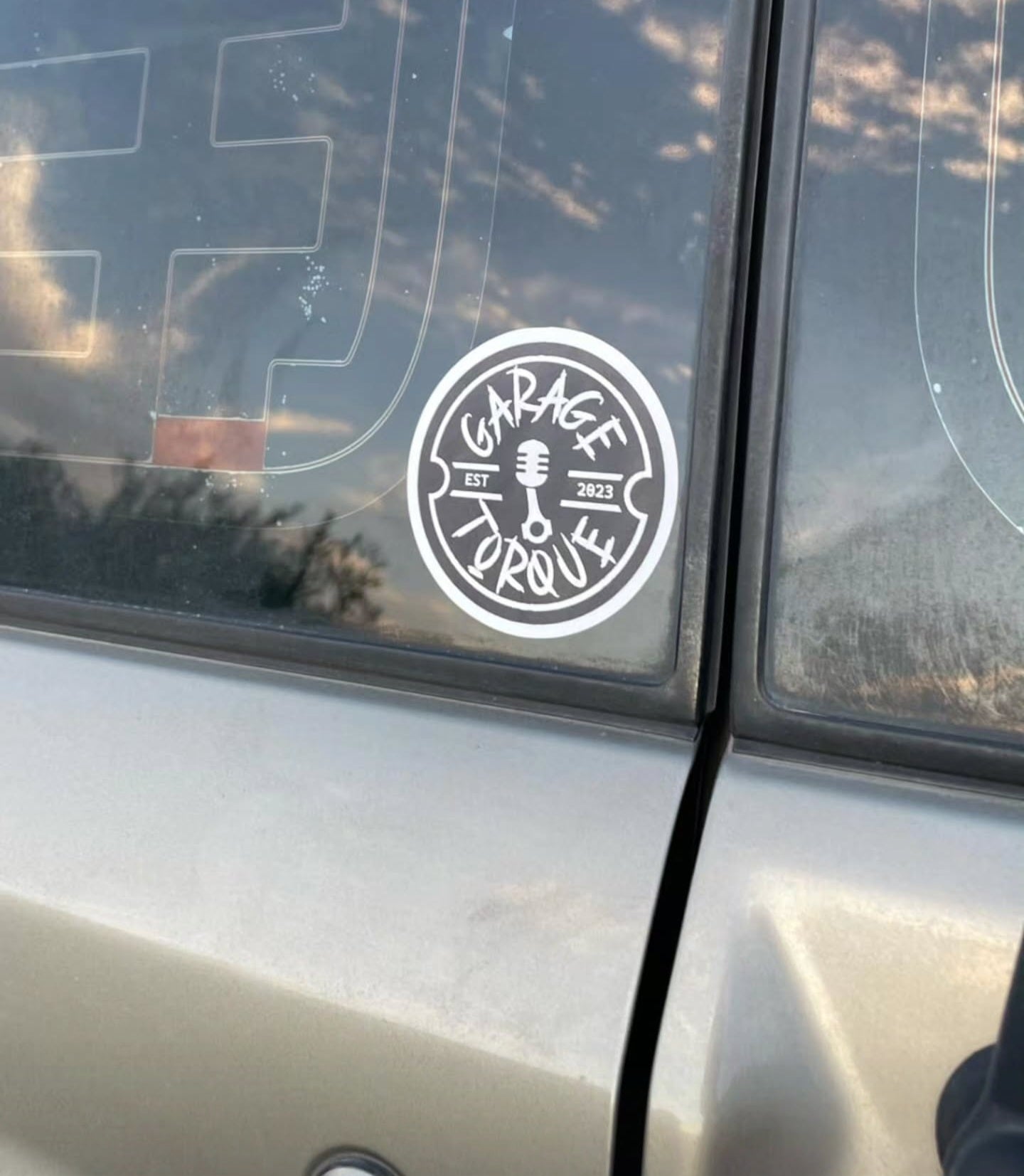 GT LOGO STICKER Small Circle 90mm