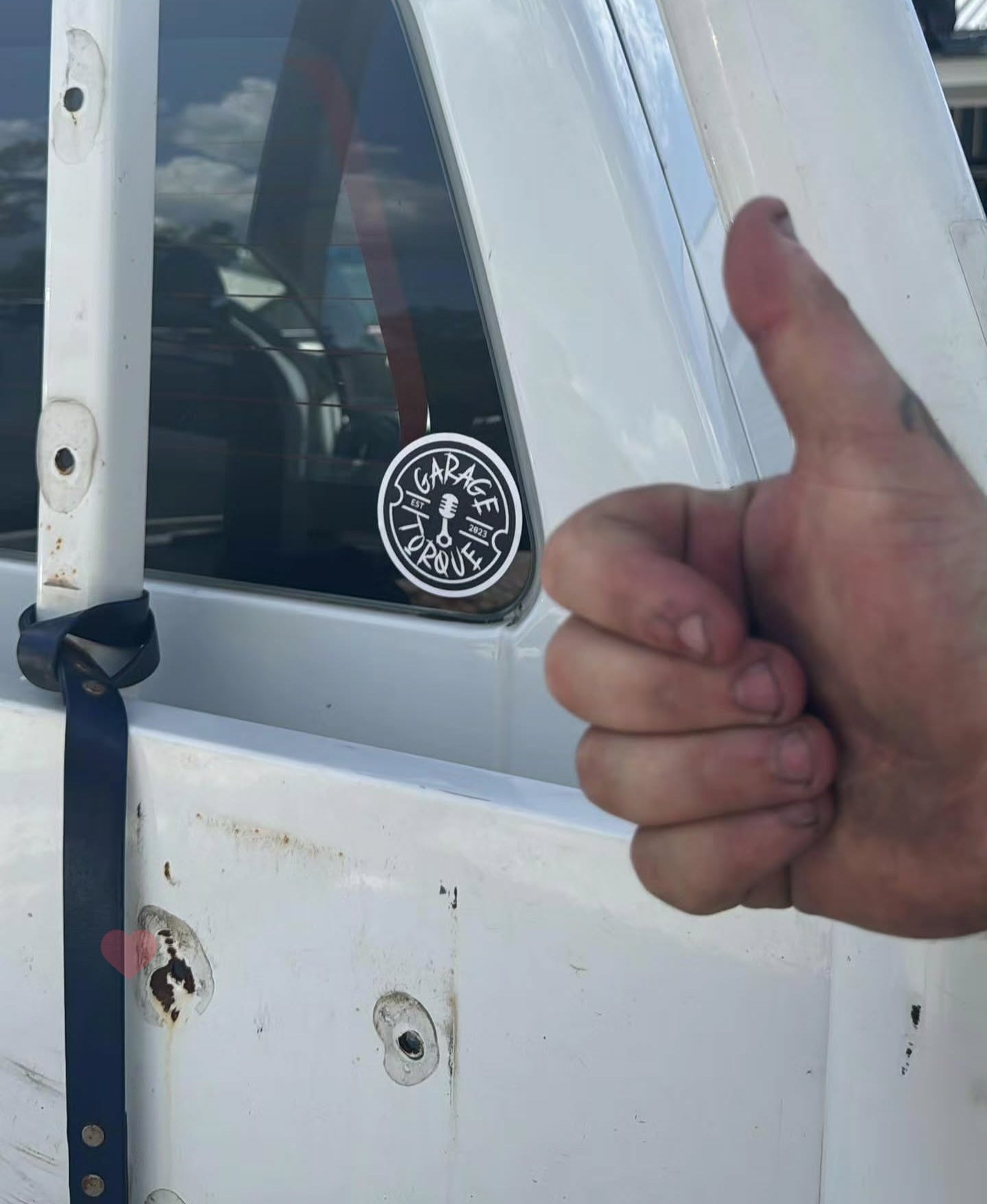 GT LOGO STICKER Small Circle 90mm