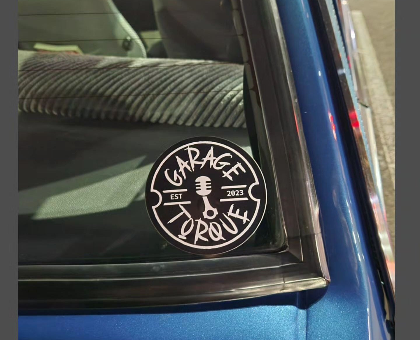 GT LOGO STICKER Small Circle 90mm