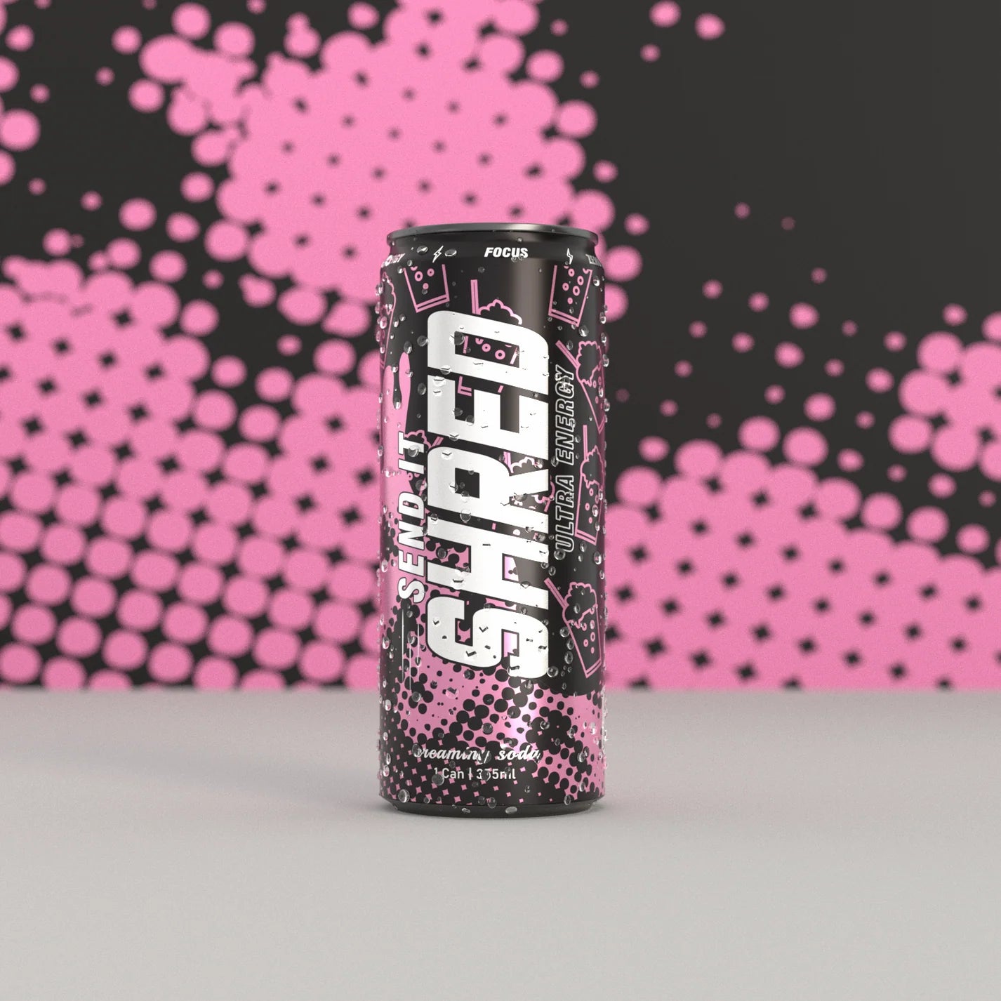 Send it SHRED CREAMING SODA (12 Pack)